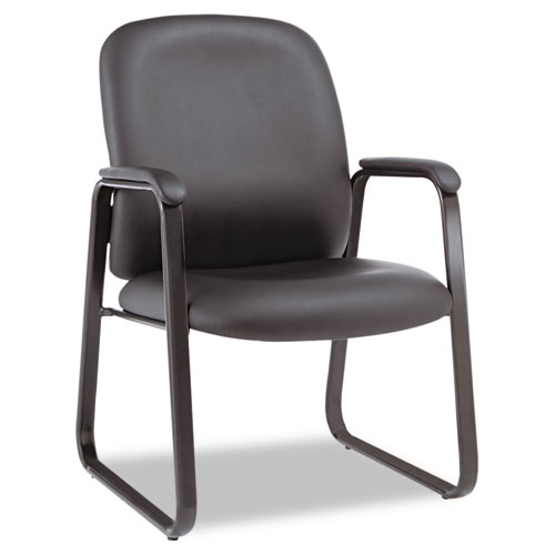Alera Genaro Series High-Back Guest Chair, 24.60" x 24.80" x 36.61", Black. The main picture.