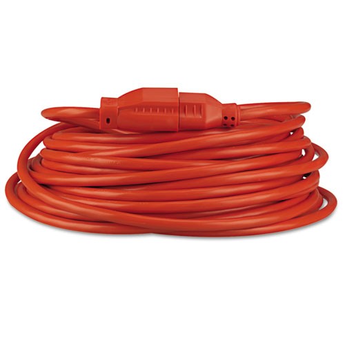Indoor/Outdoor Extension Cord, 50 ft, 13 A, Orange. Picture 3