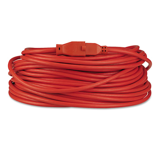 Indoor/Outdoor Extension Cord, 100 ft, 10 A, Orange. Picture 3