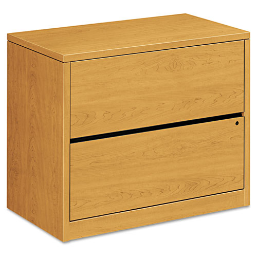 10500 Series Lateral File, 2 Legal/Letter-Size File Drawers, Harvest, 36" x 20" x 29.5". The main picture.