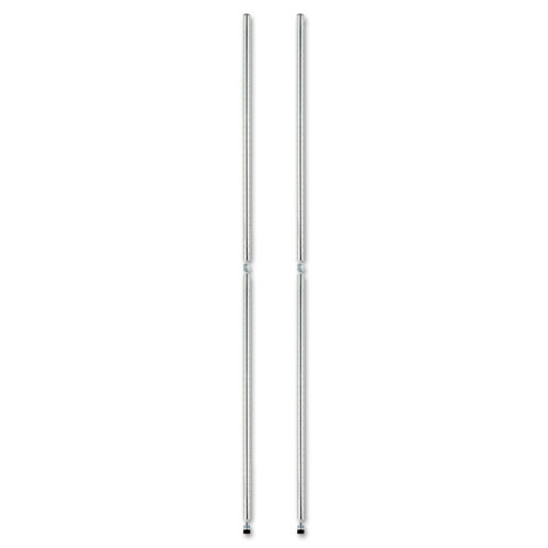 Stackable Posts For Wire Shelving, 36" High, Silver, 4/Pack. Picture 2