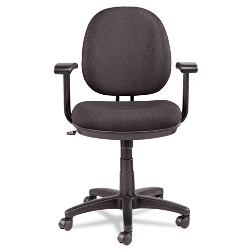 Alera Interval Series Swivel/Tilt Task Chair, Supports Up to 275 lb, 18.42" to 23.46" Seat Height, Black. Picture 3