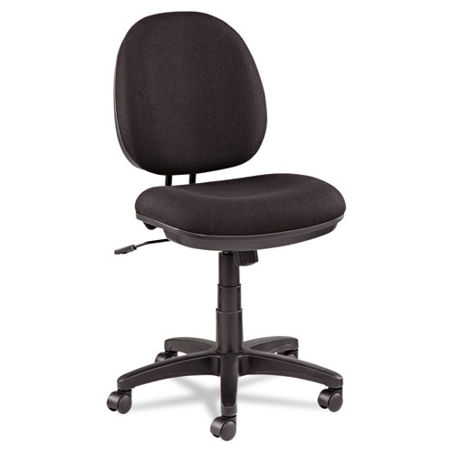 Alera Interval Series Swivel/Tilt Task Chair, Supports Up to 275 lb, 18.42" to 23.46" Seat Height, Black. The main picture.