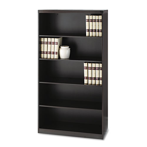 Aberdeen Series Five-Shelf Bookcase, 36w x 15d x 68-3/4h, Mocha. Picture 1