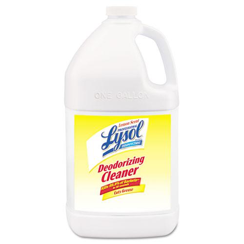 Disinfectant Deodorizing Cleaner Concentrate, 1 gal Bottle, Lemon  Scent. The main picture.