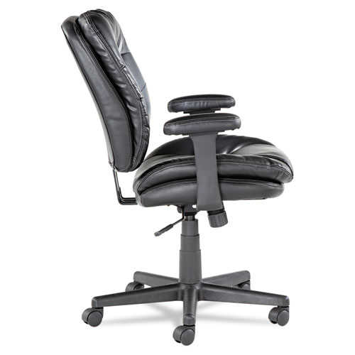 Executive Swivel/Tilt Chair, Supports Up to 250 lb, 16.93" to 20.67" Seat Height, Black. Picture 2