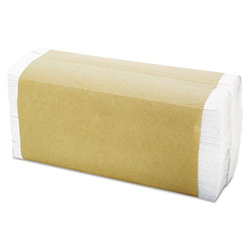 C-Fold Towels, 1-Ply, 11 x 10.13, White, 200/Pack, 12 Packs/Carton. Picture 3