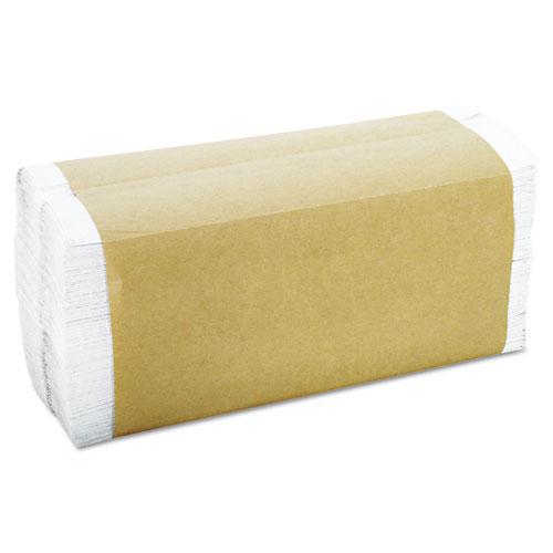 C-Fold Towels, 1-Ply, 11 x 10.13, White, 200/Pack, 12 Packs/Carton. Picture 2