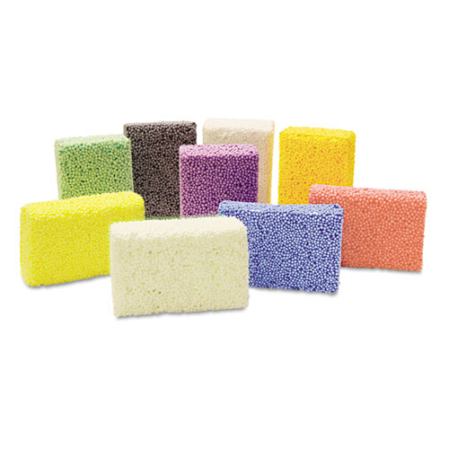 Squishy Foam Classpack, 9 Assorted Colors, 36 Blocks. Picture 1
