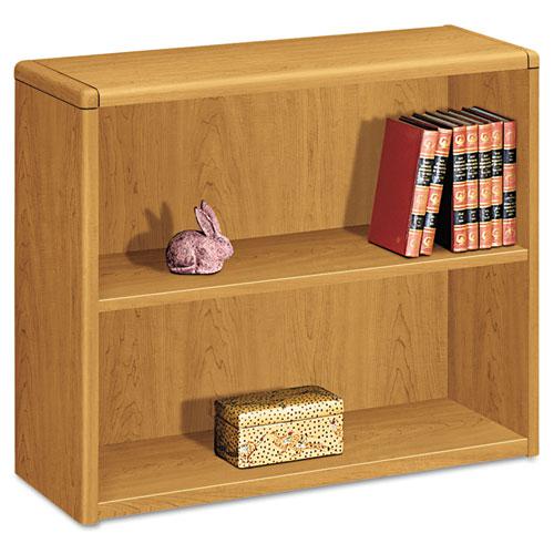 10700 Series Wood Bookcase, Two-Shelf, 36w x 13.13d x 29.63h, Harvest. Picture 1