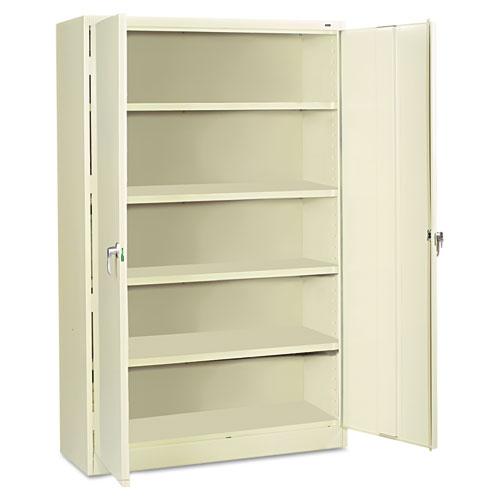 Assembled Jumbo Steel Storage Cabinet, 48w x 18d x 78h, Putty. Picture 2