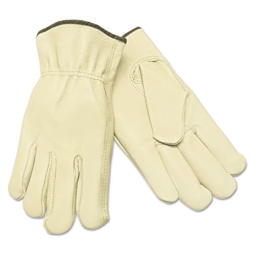 Unlined Driver's Gloves, Small, Straight Thumb, Grain Leather. Picture 1
