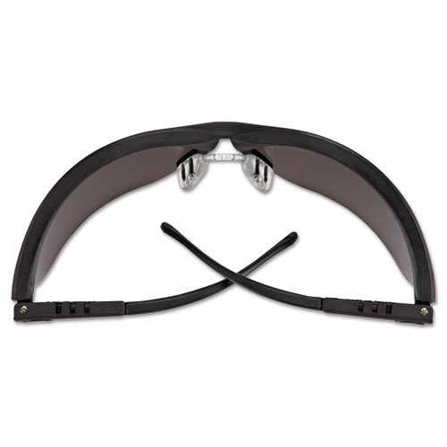 Klondike Safety Glasses, Matte Black Frame, Gray Lens, 12/Box. Picture 3