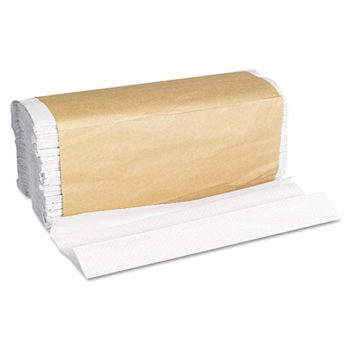 C-Fold Towels, 1-Ply, 11 x 10.13, White, 200/Pack, 12 Packs/Carton. Picture 4