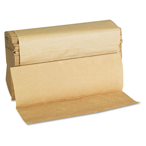Folded Paper Towels, Multifold, 9 x 9.45, Natural, 250 Towels/Pack, 16 Packs/Carton. Picture 7