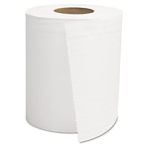 Center-Pull Roll Towels, 2-Ply, 10 x 8, White, 600/Roll, 6 Rolls/Carton. Picture 2