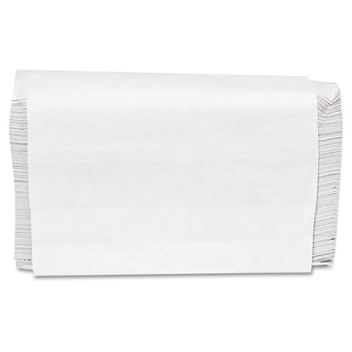 Folded Paper Towels, Multifold, 9 x 9.45, White, 250 Towels/Pack, 16 Packs/Carton. Picture 1