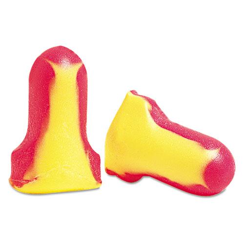 LL-1 Laser Lite Single-Use Earplugs, Cordless, 32NRR, Magenta/Yellow, 200 Pairs. Picture 1
