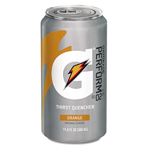 Thirst Quencher Can, Orange, 11.6oz Can, 24/Carton. Picture 1