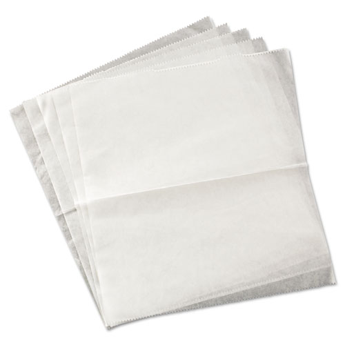 Interfolded Dry Wax Deli Paper, 8 x 10-3/4, White, 500/Box, 12