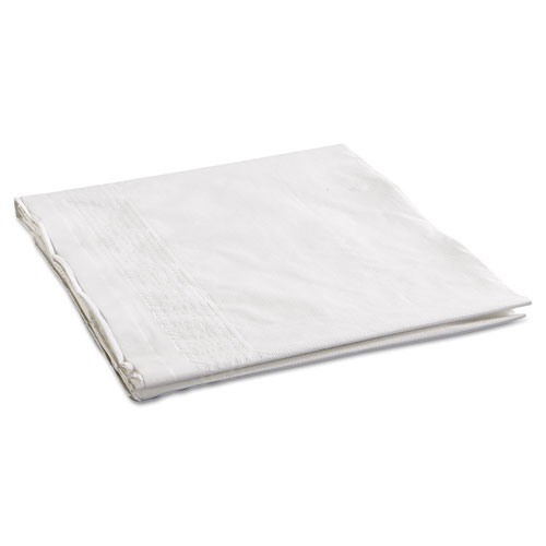 Cellutex Table Covers, Tissue/Polylined, 54" x 108", White, 25/Carton. Picture 2