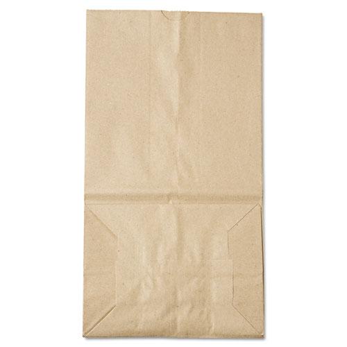 Grocery Paper Bags, 40 lb Capacity, #25 Squat, 8.25" x 6.13" x 15.88", Kraft, 500 Bags. Picture 2