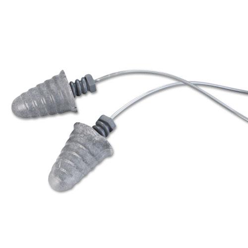 E-A-R Skull Screws Earplugs, Corded, 32 dB NRR, Gray, 120 Pairs. Picture 1
