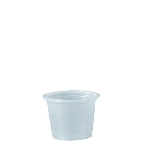 Polystyrene Portion Cups, 1 oz, Translucent, 2,500/Carton. Picture 1
