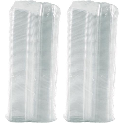 ClearPac SafeSeal Tamper-Resistant/Evident Containers, Domed Lid, 16 oz, 4.9 x 2.9 x 5.5, Clear, Plastic, 100/Bag, 2 Bags/CT. Picture 3