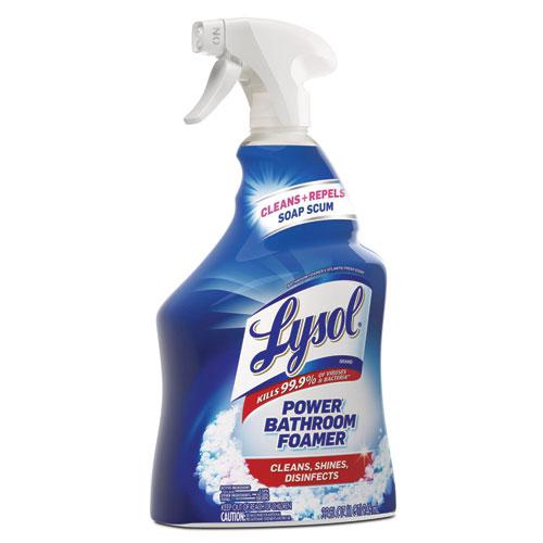 Disinfectant Power Bathroom Foamer, Liquid, Unscented, 32 oz Spray Bottle, 12/Carton. Picture 3