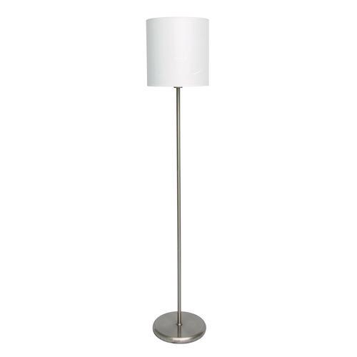 Slim Line Lamp Set, Table 12.63" High and Floor 61.5" High, Silver. Picture 2