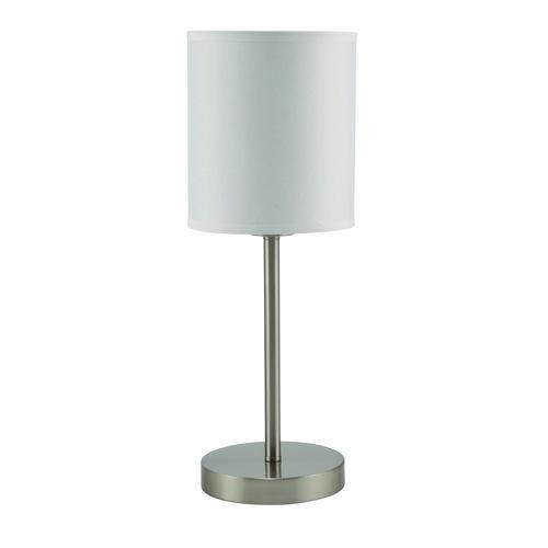 Slim Line Lamp Set, Table 12.63" High and Floor 61.5" High, Silver. Picture 3