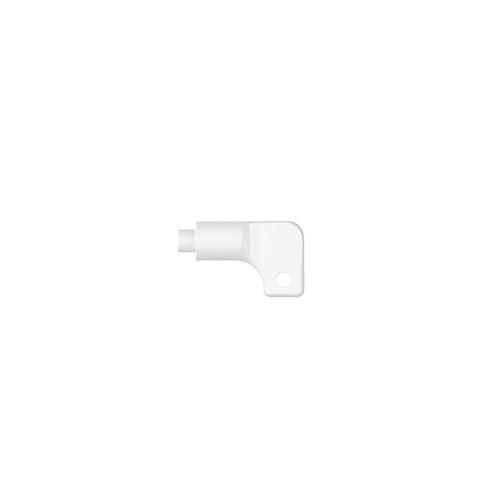 Pure by Gloss and Guild+Pepper ABS Mini Bracket - Tape Mount, 1.25 x 0.84 x 3.65. White, 48/Carton. Picture 3