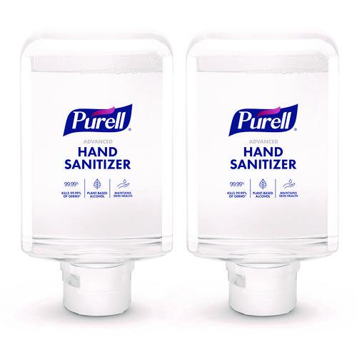 Advanced Hand Sanitizer Foam, For ES10 Automatic Dispenser, 1,200 mL Refill, Citrus Scent, 2/Carton. Picture 1