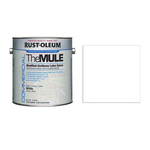 Commercial The MULE (Modified Urethane Latex Epoxy), Interior/Exterior, Gloss Glass White, 1 gal Bucket/Pail, 2/Carton. Picture 2