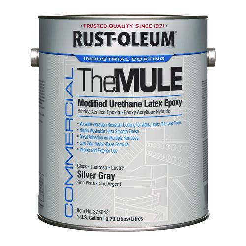 Commercial The MULE (Modified Urethane Latex Epoxy), Interior/Exterior, Gloss Silver Gray, 1 gal Bucket/Pail, 2/Carton. Picture 2