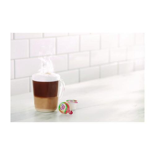 Liquid Coffee Creamer, Zero Sugar Hazelnut, 0.38 oz Mini Cups, 50/Box. Picture 5