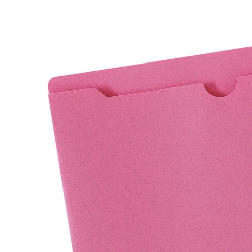 U-Eco Poly File Jackets, Straight Tab, Letter Size, Assorted, 10/Pack. Picture 7