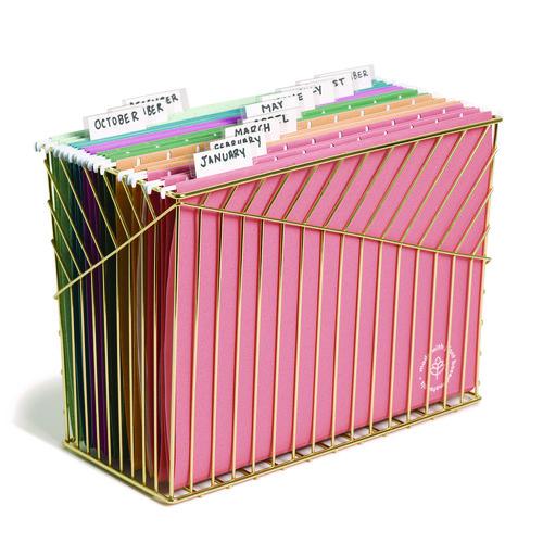U-Eco Hanging File Folders, Letter Size, 1/5-Cut Tabs, Assorted, 12/Pack. Picture 6
