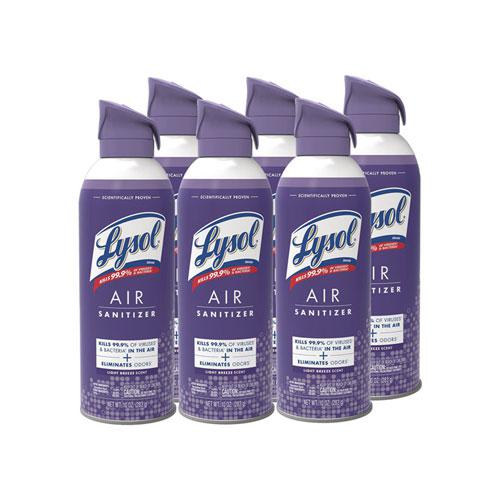 Air Sanitizer Spray, Light Breeze Scent, 10 oz Aerosol Can, 6/Carton. Picture 1