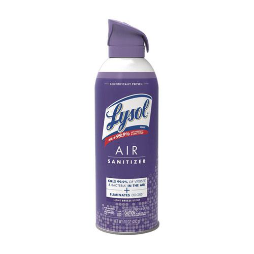 Air Sanitizer Spray, Light Breeze Scent, 10 oz Aerosol Can, 6/Carton. Picture 2