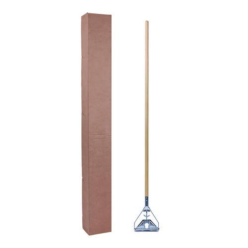 Quick Change Metal Head Mop Handle for No. 20 and Up Heads, 62" Wood Handle. Picture 7