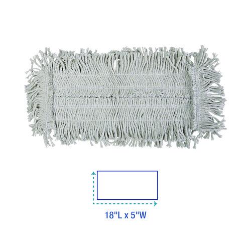 Disposable Dust Mop Head, Cotton, 18w x 5d. Picture 3