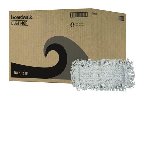 Disposable Dust Mop Head, Cotton, 18w x 5d. Picture 1