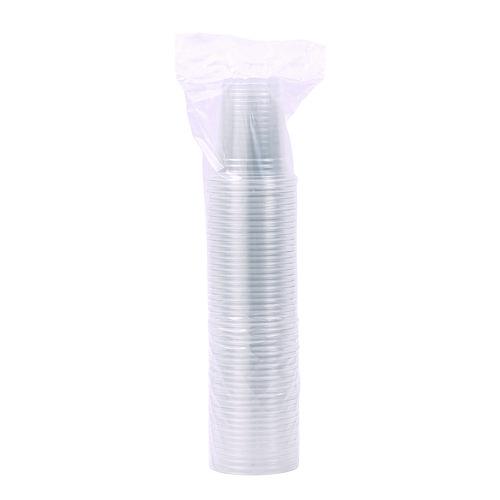 Clear Plastic Cold Cups, 12 oz, PET, 20 Cups/Sleeve, 50 Sleeves/Carton. Picture 7