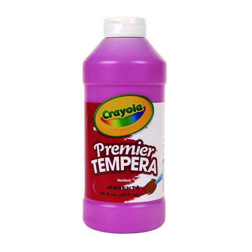 Premier Tempera Paint, Magenta, 16 oz Bottle. Picture 1