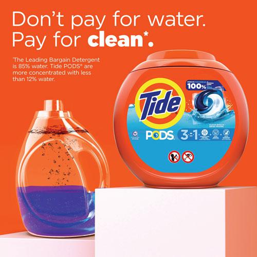 PODS Laundry Detergent, Clean Breeze, 36 oz Tub, 42 Pacs/Tub. Picture 3