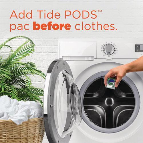 PODS Laundry Detergent, Spring Meadow, 66 oz Tub, 76 Pacs/Tub. Picture 7