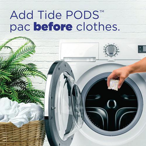 PODS Laundry Detergent, Free and Gentle, 63 oz Tub, 76 Pacs/Tub, 4 Tubs/Carton. Picture 6