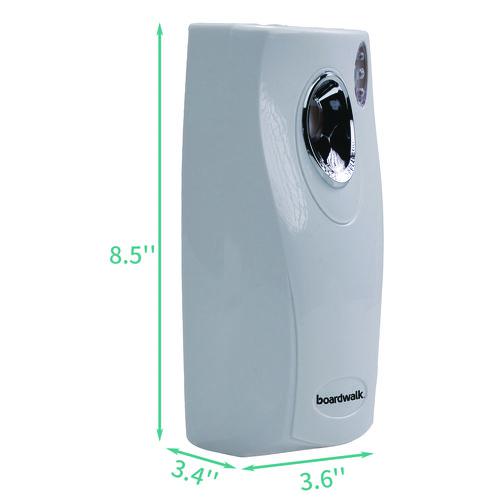 Classic Metered Air Freshener Dispenser, 4" x 3" x 9.5", White. Picture 2